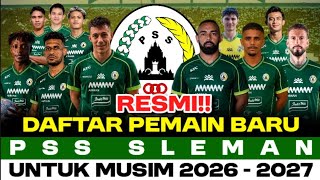 Download lagu 🔥 PSS SLEMAN'S NEW PLAYER LIST FOR THE 2026/27 SEASON | PSS SLEMAN 2026 mp3 Download lagu 🔥 PSS SLEMAN'S NEW PLAYER LIST FOR THE 2026/27 SEASON | PSS SLEMAN 2026 mp3