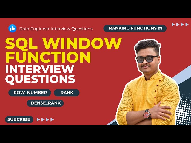 Understanding SQL Window Functions: Row Number, Rank, and Dense Rank ...
