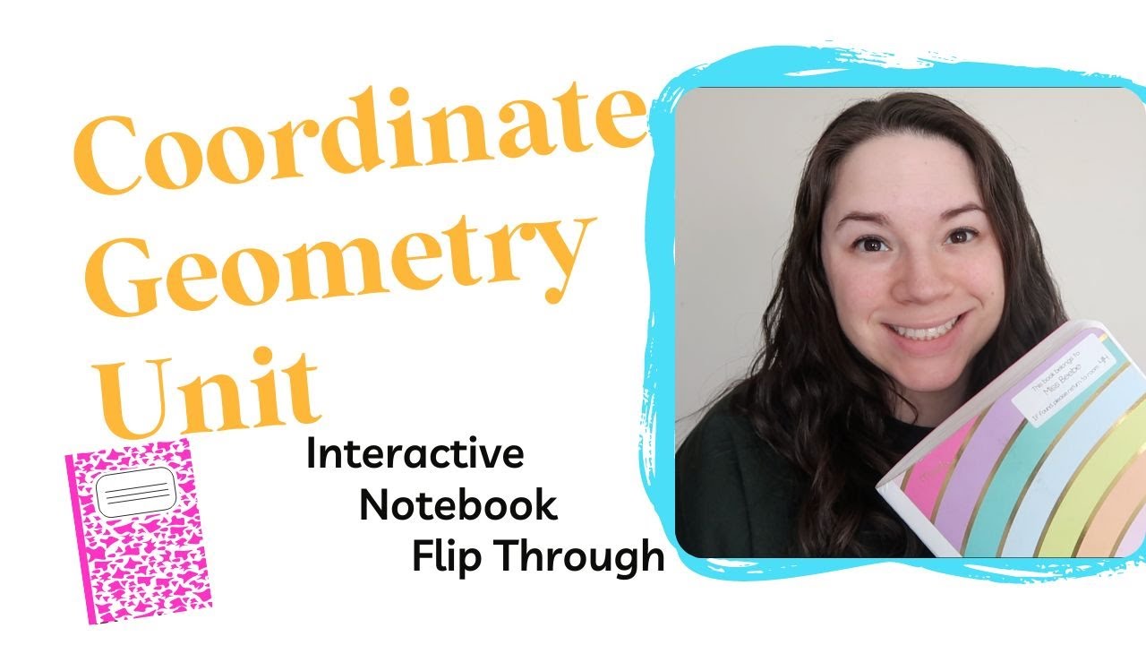 Coordinate Geometry Unit Interactive Notebook Flipthrough