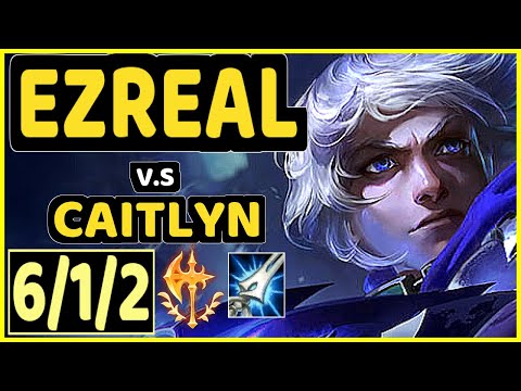 DREAM (EZREAL) vs CAITLYN - 6/1/2 KDA BOTTOM ADC GAMEPLAY - OC Ranked MASTER