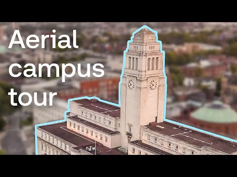 University of Leeds: Aerial campus tour