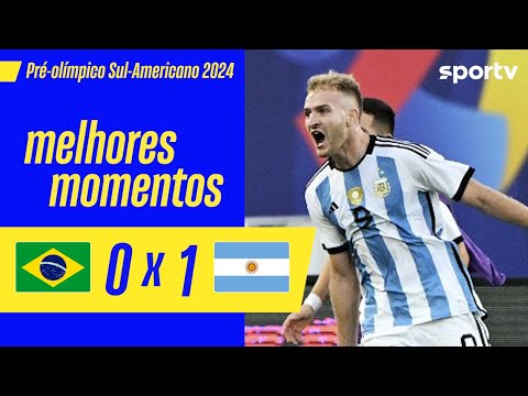 Gols e lances de Brasil x Argentina