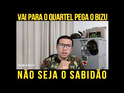 Vai para o quartel; Pega o bizu - @sgt.kelvin