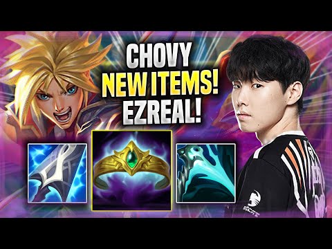 CHOVY DOMINATING EZREAL WITH NEW ITEMS! - GEN Chovy Plays Ezreal ADC vs Yasuo! | Preseason 2022