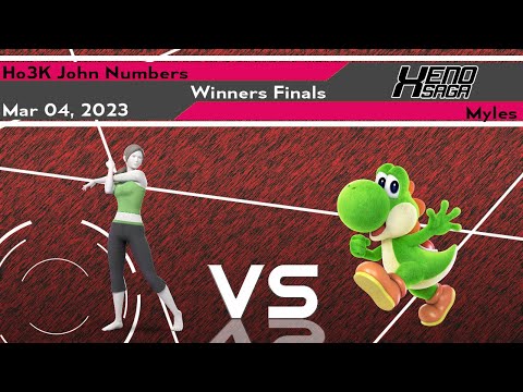 Xenosaga XLVI Winners Finals - John Numbers (Wii Fit) vs Myles (Yoshi) - SSBU Ultimate Tournament