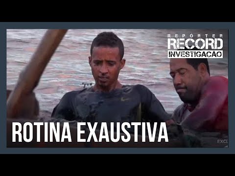 Trabalho exaustivo, salário ínfimo: a rotina degradante de um pescador de sururu em Alagoas