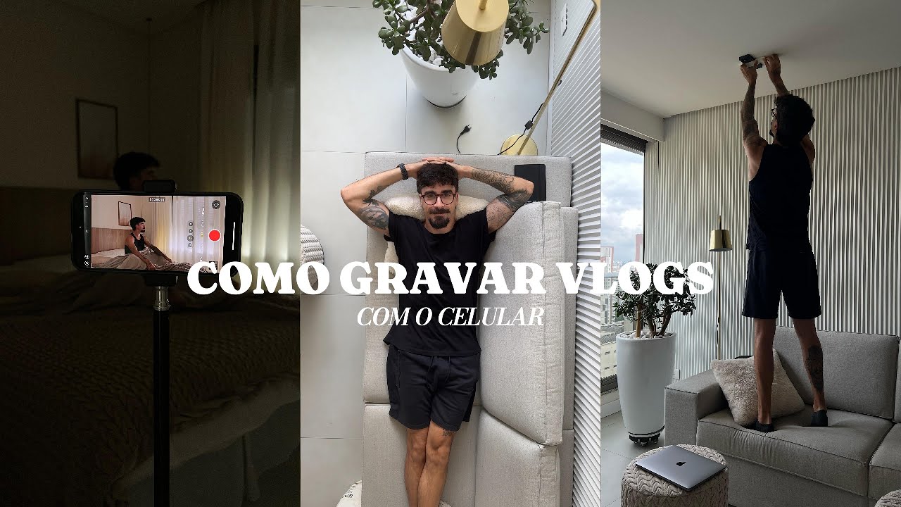 Como gravar daily vlog com o celular