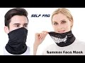 Summer Face Mask Protection From Dust UV Aerosols Washable Neck Gaiter Balaclava Bandana