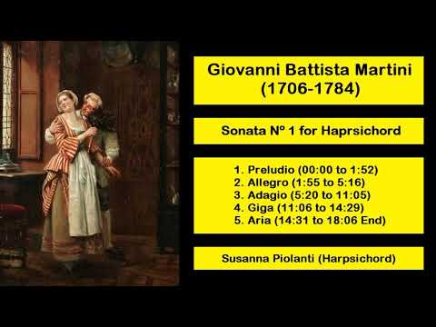 Giovanni Battista Martini (1706-1784) - Sonata Nº 1 for Haprsichord