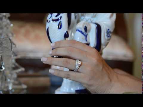 Vintage Baguette Engagement Ring - TwoBirch - RM1313A-I85-N