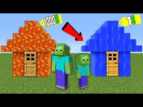 1$ SU EV VS 1000$ LAV EV - Minecraft