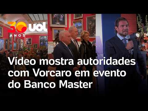 Vorcaro reclamou de vídeo que mostra autoridades tomando champanhe em festa do Master em Londres