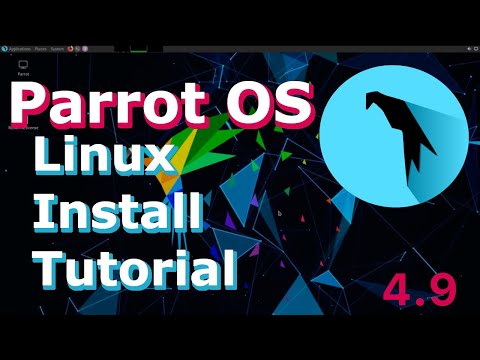 Parrot OS 4.9 Linux Install Tutorial | Security Edition (Linux Beginners Guide) Video