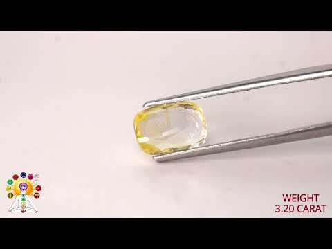 Yellow Sapphire 3.20ct. (Super Premium) video