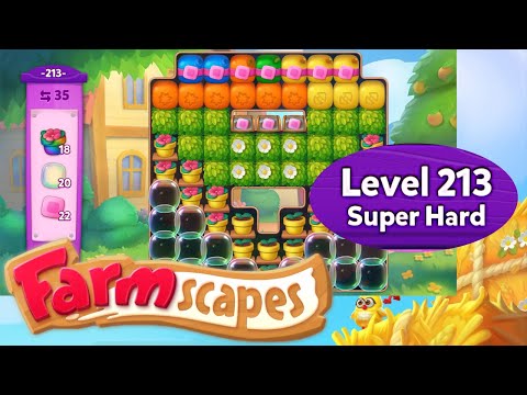 Farmscapes Level 213 Super Hard | No Boosters | Playrix