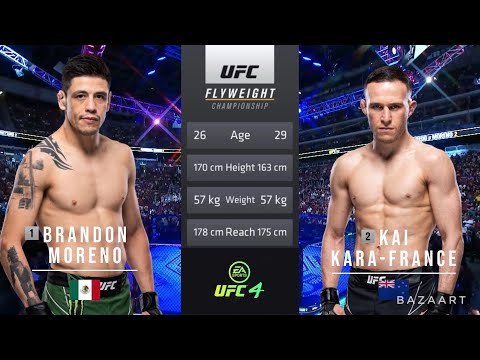 Brandon Moreno vs Kai Kara-France full fight