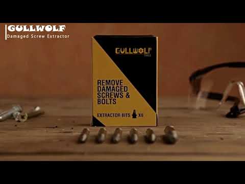 GULLWOLF Damaged Screw Extractor Tools