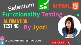 Download the video "Functionality Testing in Automation | Software Testing by Jyoti"