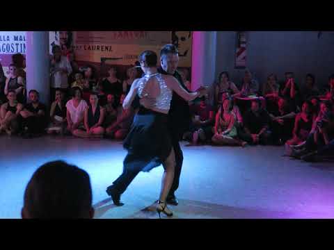  Moira Castellano  and  Mariano Frumboli  are  dancing  to  the  tango  "  El Yaguaron  "  by  Juan D'Arienzo  in  2020