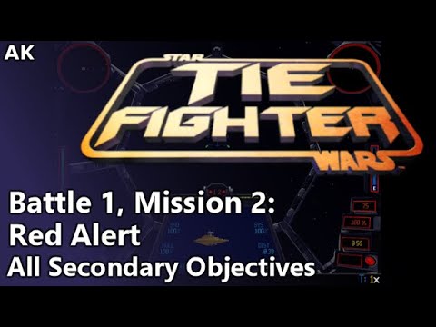 TIE Fighter - Battle 1, Mission 2: Red Alert (All Secondary Objectives)