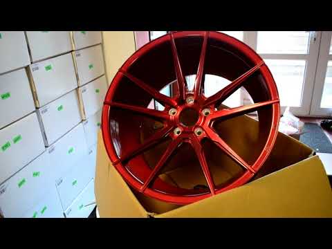 Prezetntare jante Japan Racing JR21 Candy red