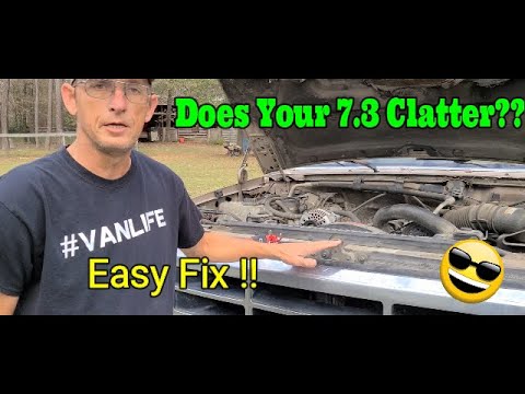 Cheap Trick To A Quieter Healthier Ford 7.3 Turbo Powerstroke ! MUST SEE !! READ The Description!!!