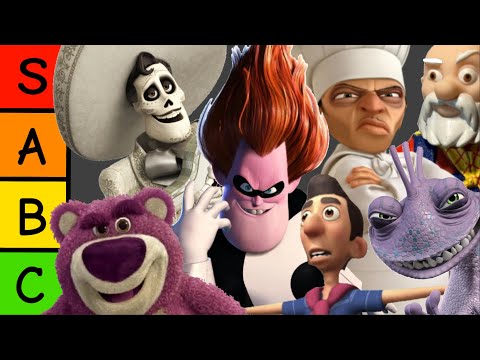 Ranking Every Pixar Villain