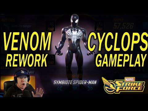 Symbiote Spider Man - Venom Rework - Cyclops Kit - MARVEL Strike Force - MSF