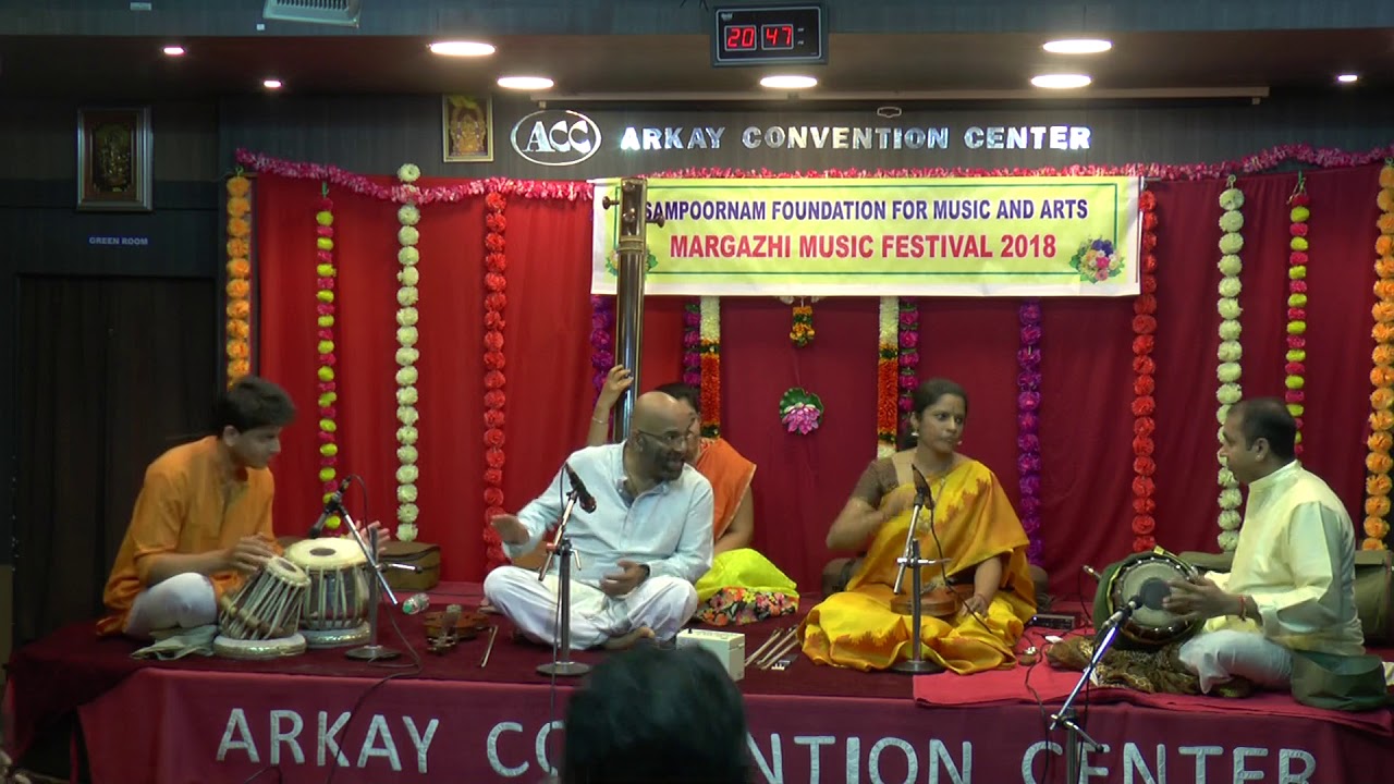 Sampoornam Foundation-Sriram Parasuram &Akkarai Subhalakshmi Violin Jugulbhandi Part 2