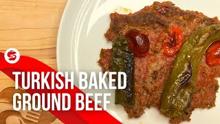 Low-Carb Turkish Baked Ground Beef with Vegetables | Easy & Healthy Dinner