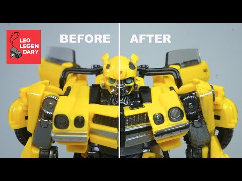 How to FIX Studio Series Bumblebee Rise of the Beasts - CUSTOM STOP-MOTION REVIEW