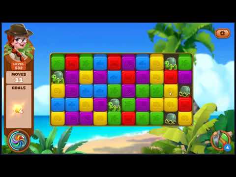 Lost Island Blast Adventure Level 582 - NO BOOSTERS 🏝️ | SKILLGAMING ✔️