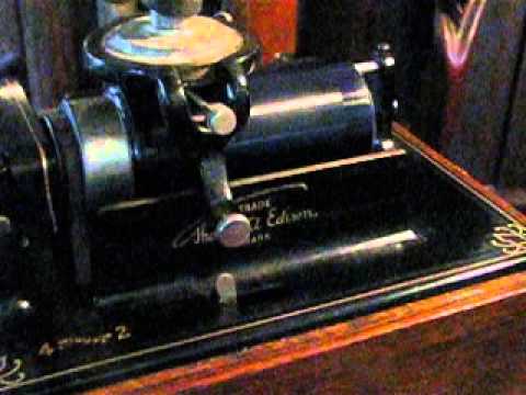 Edison Blue Ambrol cylinder #4245 "Humming"