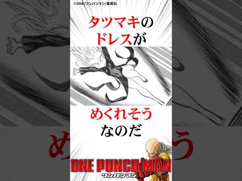 タツマキの御神体を捉えたキング#ワンパンマン #onepunchman