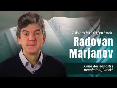 Radovan Marjanov ,, Cena doslednosti i nepokolebljivosti"