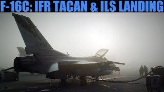 F 16 Instrument Landing Video