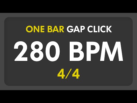 280 BPM - Gap Click - 1 Bar (4/4)