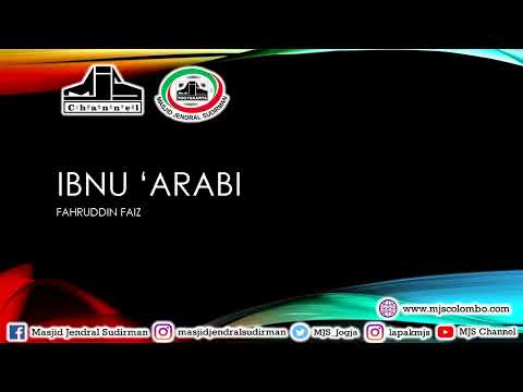Ngaji Filsafat - Ibnu Arabi - Dr. Fahruddin Faiz
