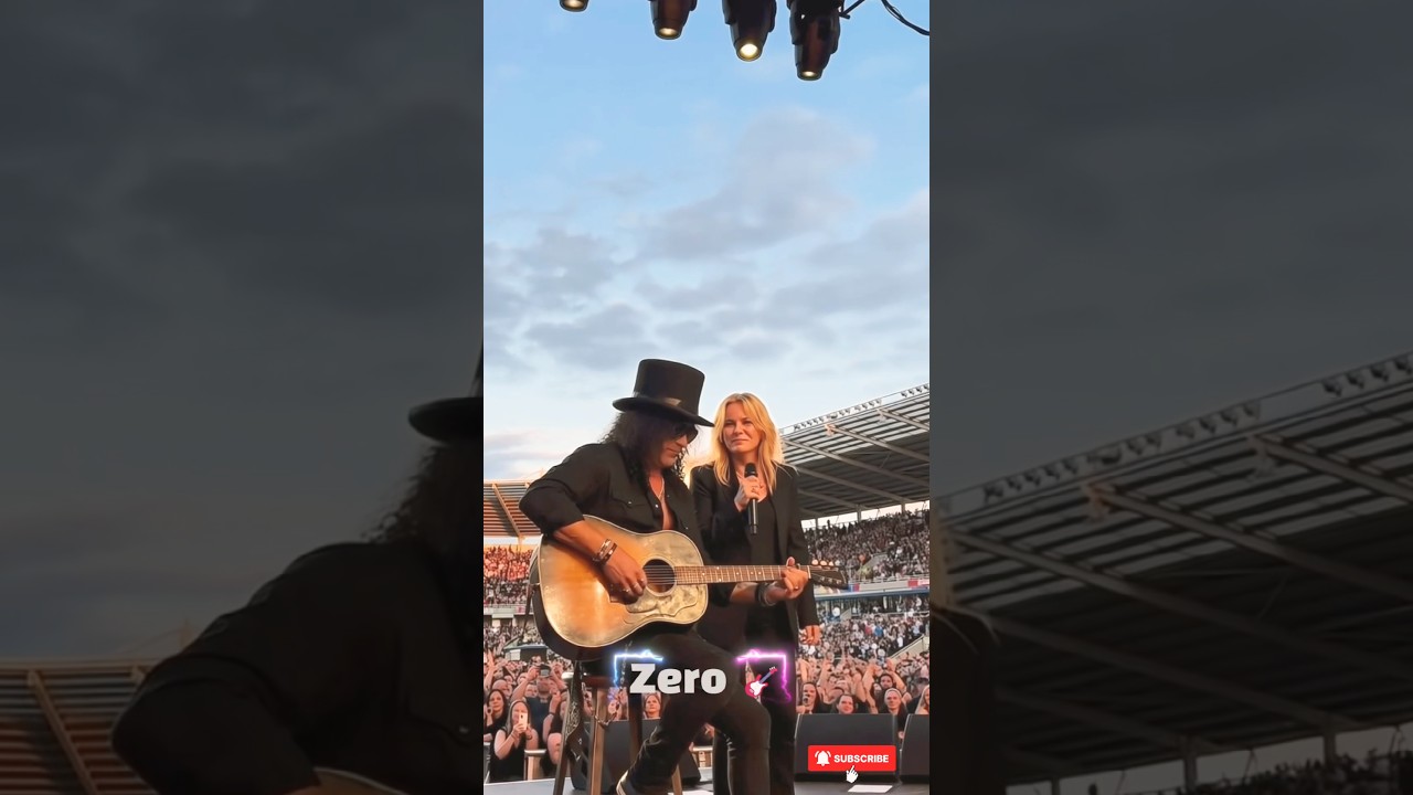 Slash and Rose Acoustics Duet take the stage #Slash #GunsNRoses #GNR #Acoustics Duet
