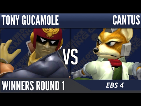 EBS4 [Melee] - Tony Guacamole (C.Falcon) VS Cantus (Fox) - First Round