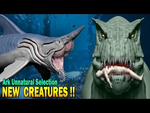 Ark NEW CREATURES & MAP!! Ark Unnatural Selection Mod Sneak Peek