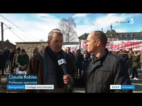 Malaise au collège de Bourganeuf