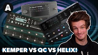 Video thumbnail for Quad Cortex vs Kemper vs Helix - A Quick Blindfold Tone Comparison by Andertons Music Co