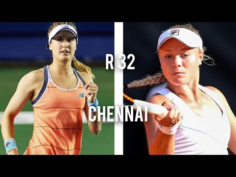 Eugenie Bouchard VS Joanne Zuger | WTA 250 Chennai Open 2022