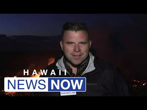 Crowds flock to see Kilauea's spectacular sight as fountains of lava spew at summit crater