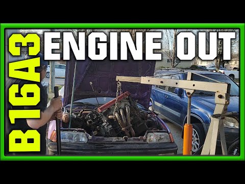 Pulling the B16a3 from the CRX