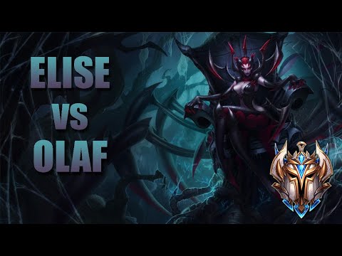 Elise Jungle vs Olaf - Euw Challenger Match Summary Patch 9.19