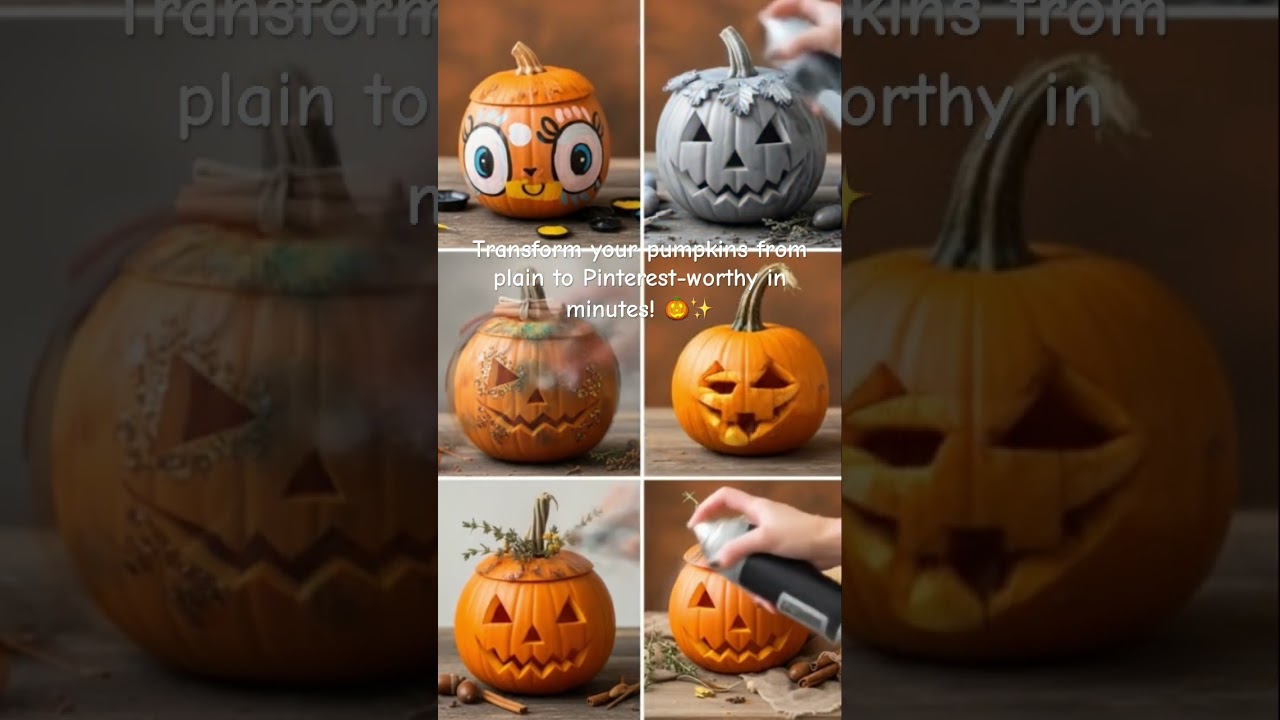 DIY Pumpkin Decorations | Easy & Creative Fall Decor Ideas 🎃🍂 #halloween
