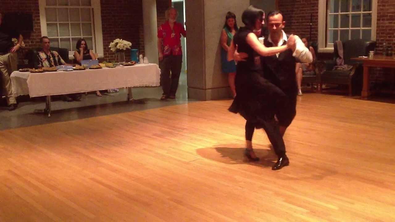 2012-9-15 Fernanda Ghi & Guillermo Merlo at Dartmouth dancing to "Chacabuqueando"