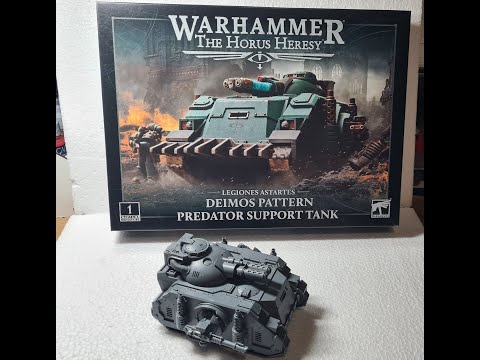Warhammer Horus Heresy Deimos Predator Unboxing, Building and Magnetizing.